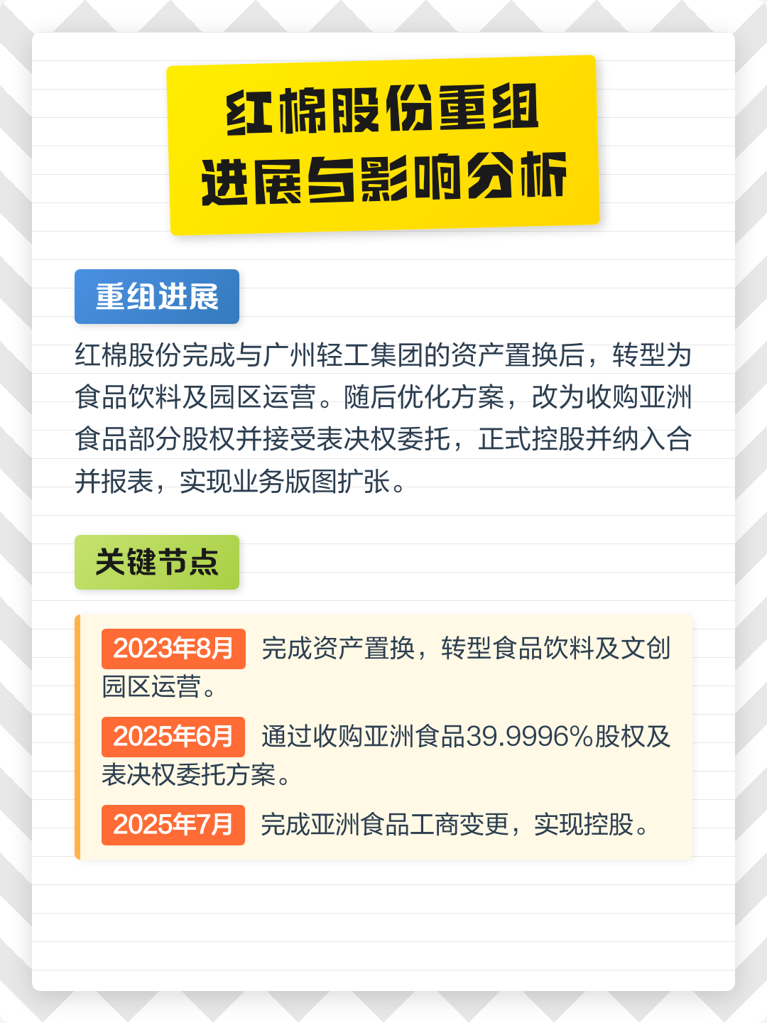 辽源市食品资产重组(食品资产重组案例)